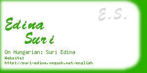 edina suri business card